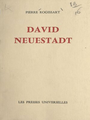 cover image of David Neuestadt